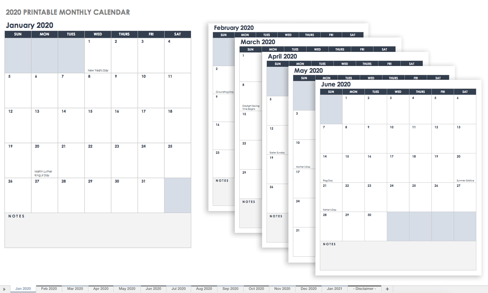 Excel Monthly Schedule Calendar Make In Includes Free