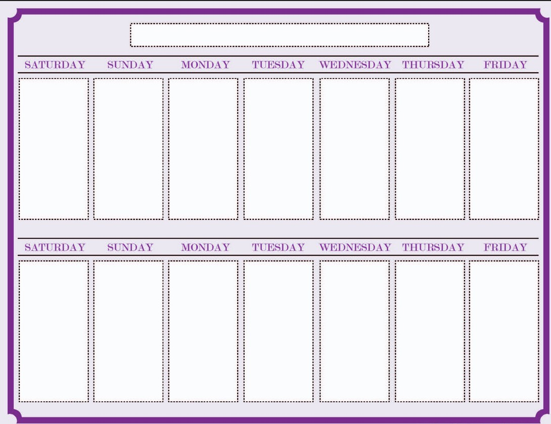 free printable biweekly work schedule