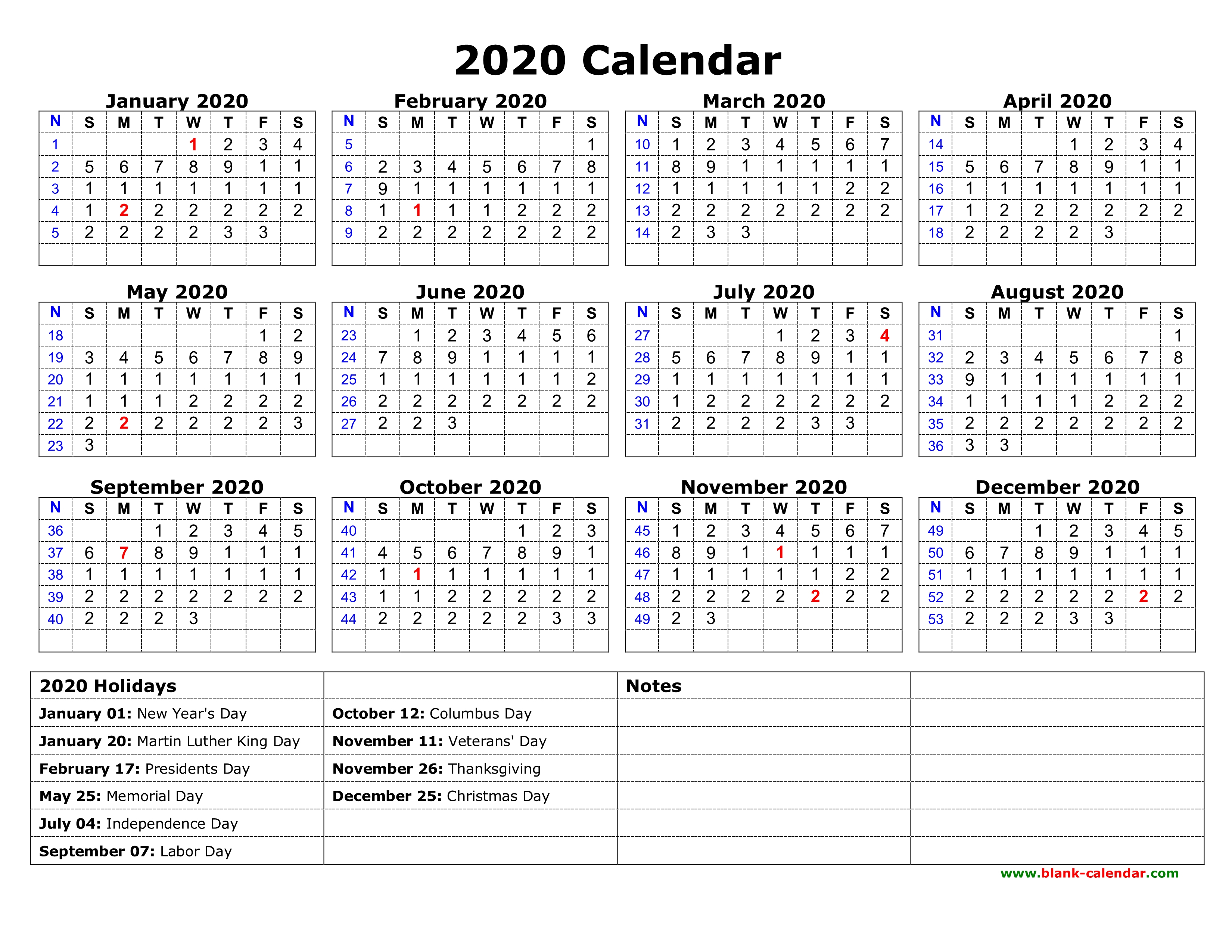 Free Printable Pay Weekly 2020