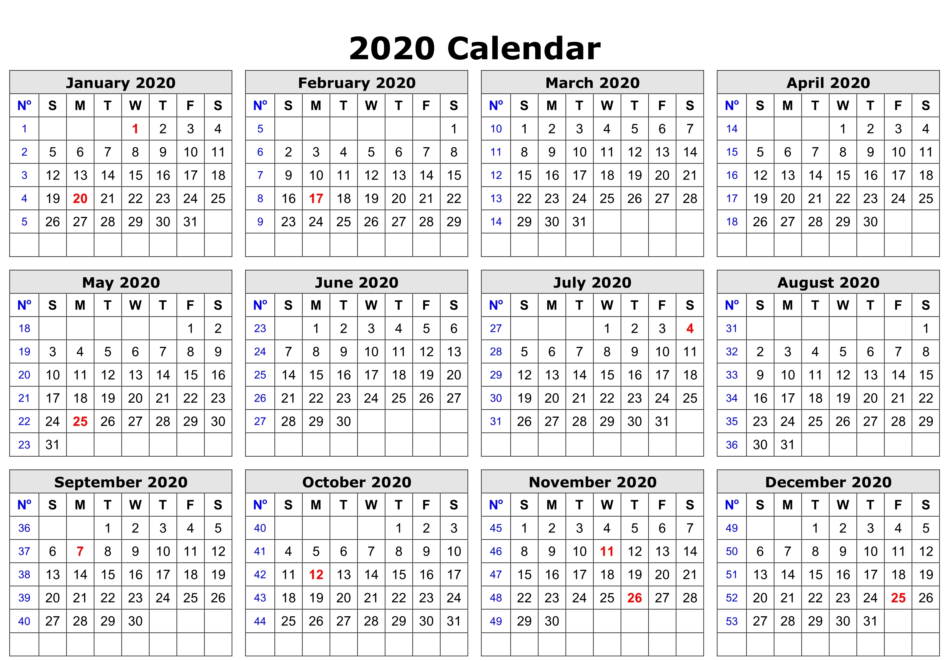 microsoft word 2020 calendar template