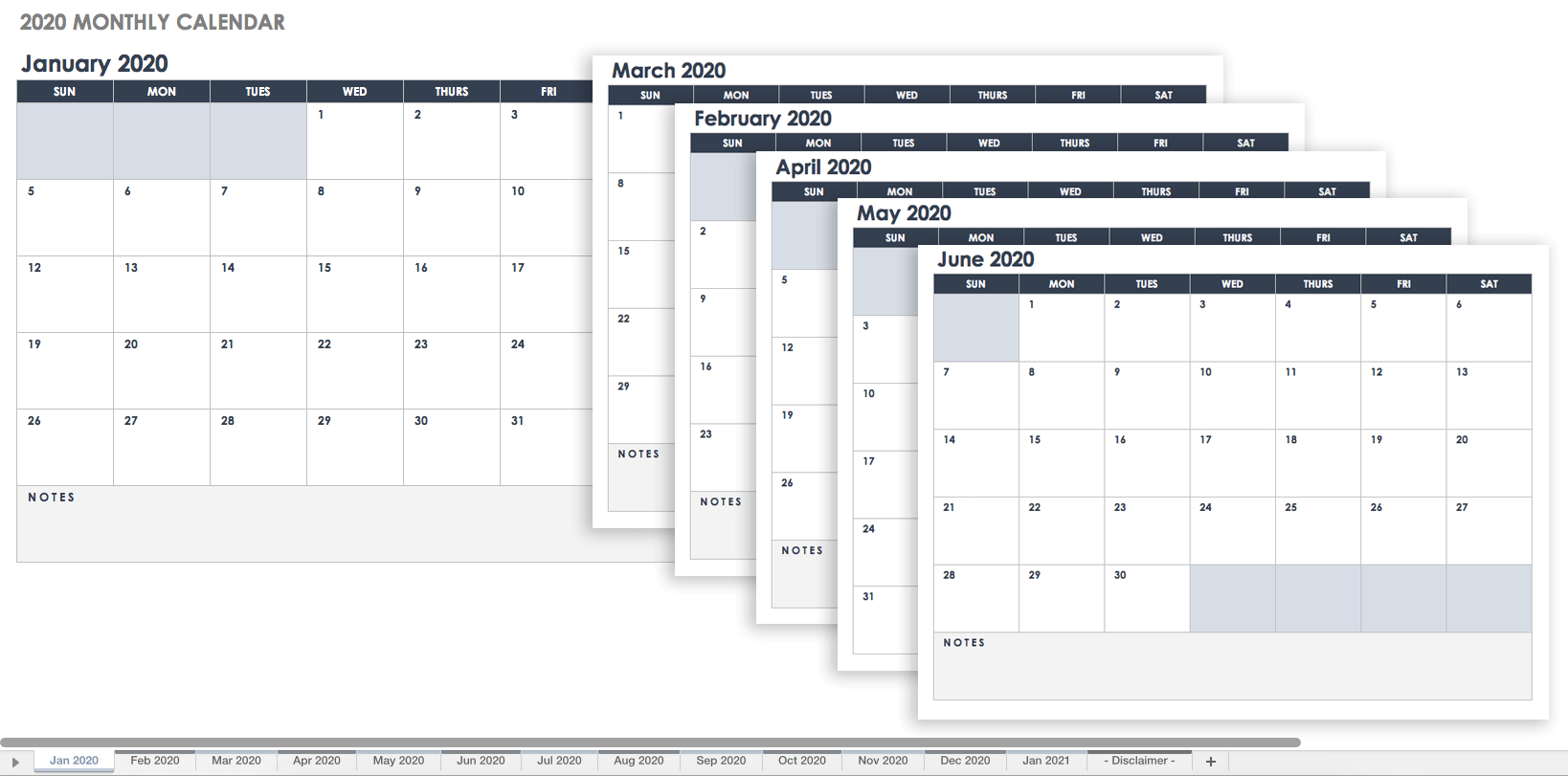 Free Google Calendar Templates | Smartsheet