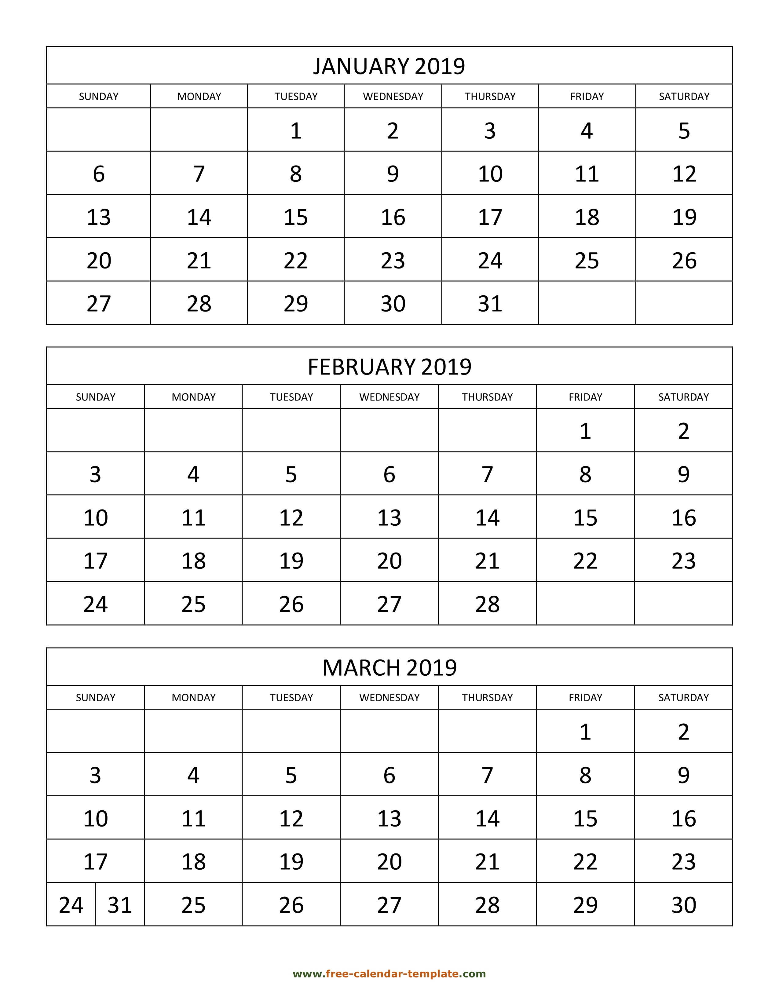 Calendar Three Months To View Printable Example Calendar Printable