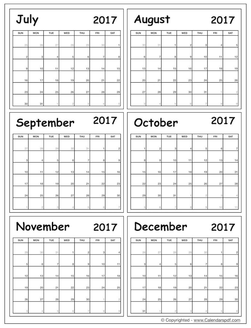 Free Printable 6 Month 2024 Calendar 2024 CALENDAR PRINTABLE