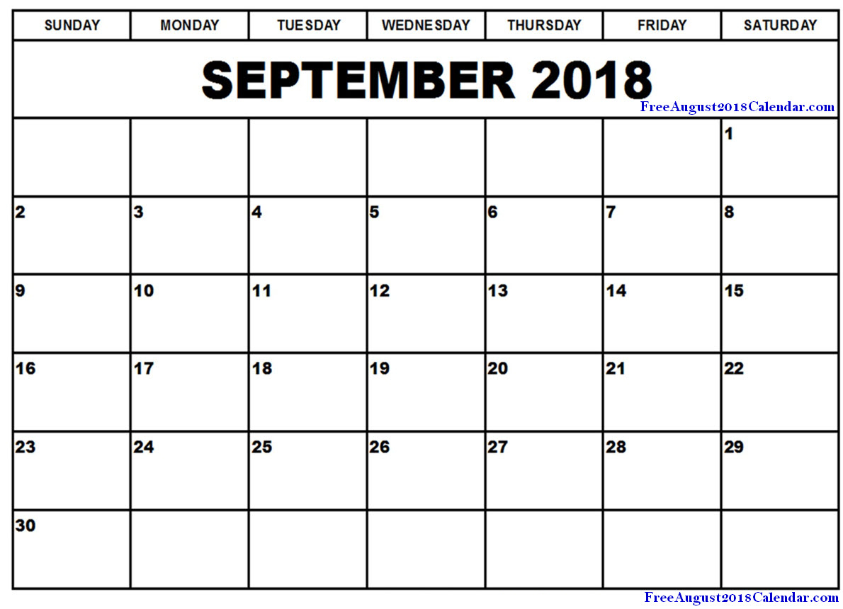 Free Printable Calendar August 2018 2017 June Editable 2019