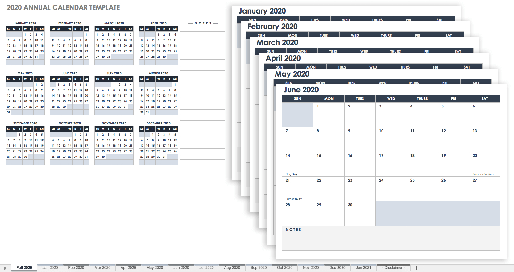 Free, Printable Excel Calendar Templates For 2019 &amp; On