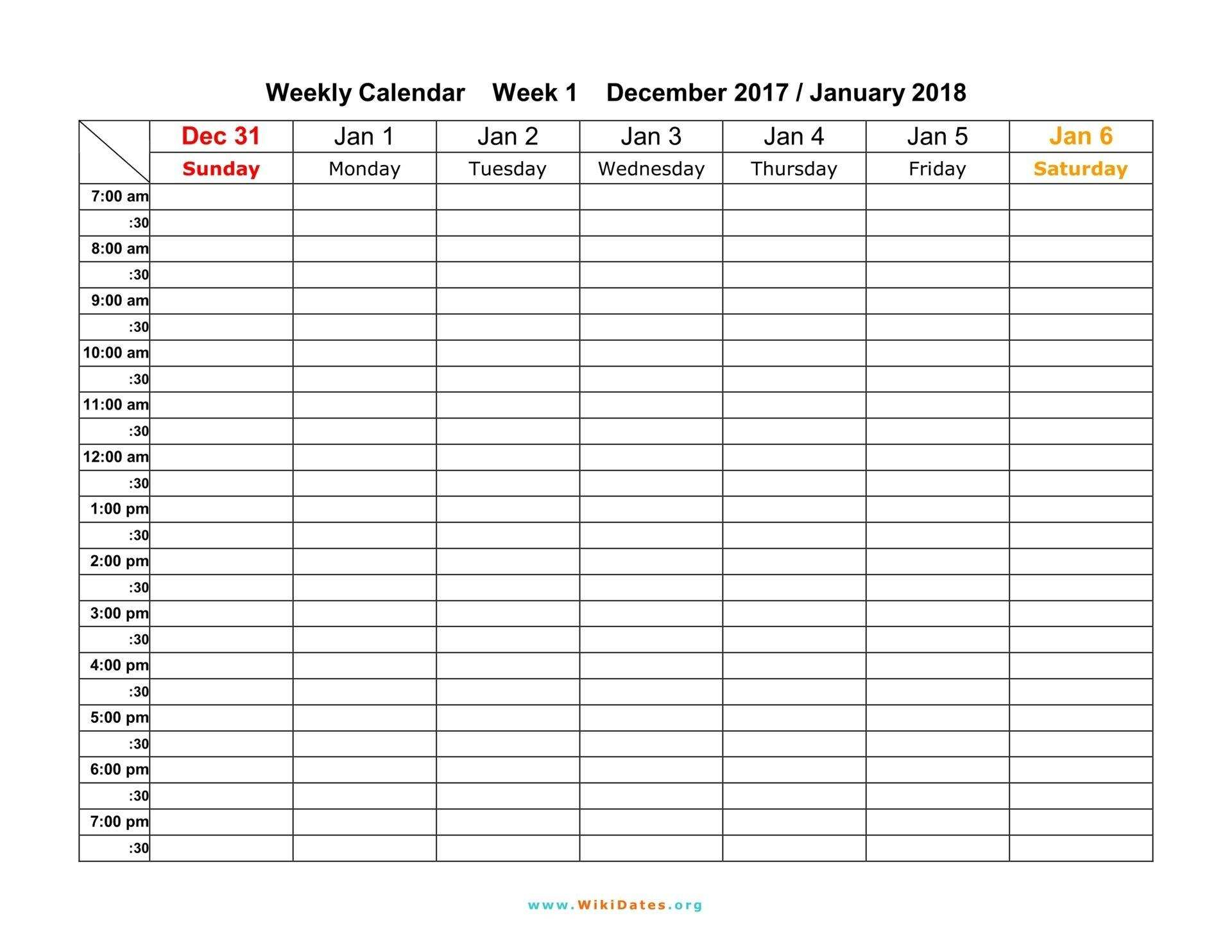 Free Printable Monthly Rk Schedule Template Week Calendar