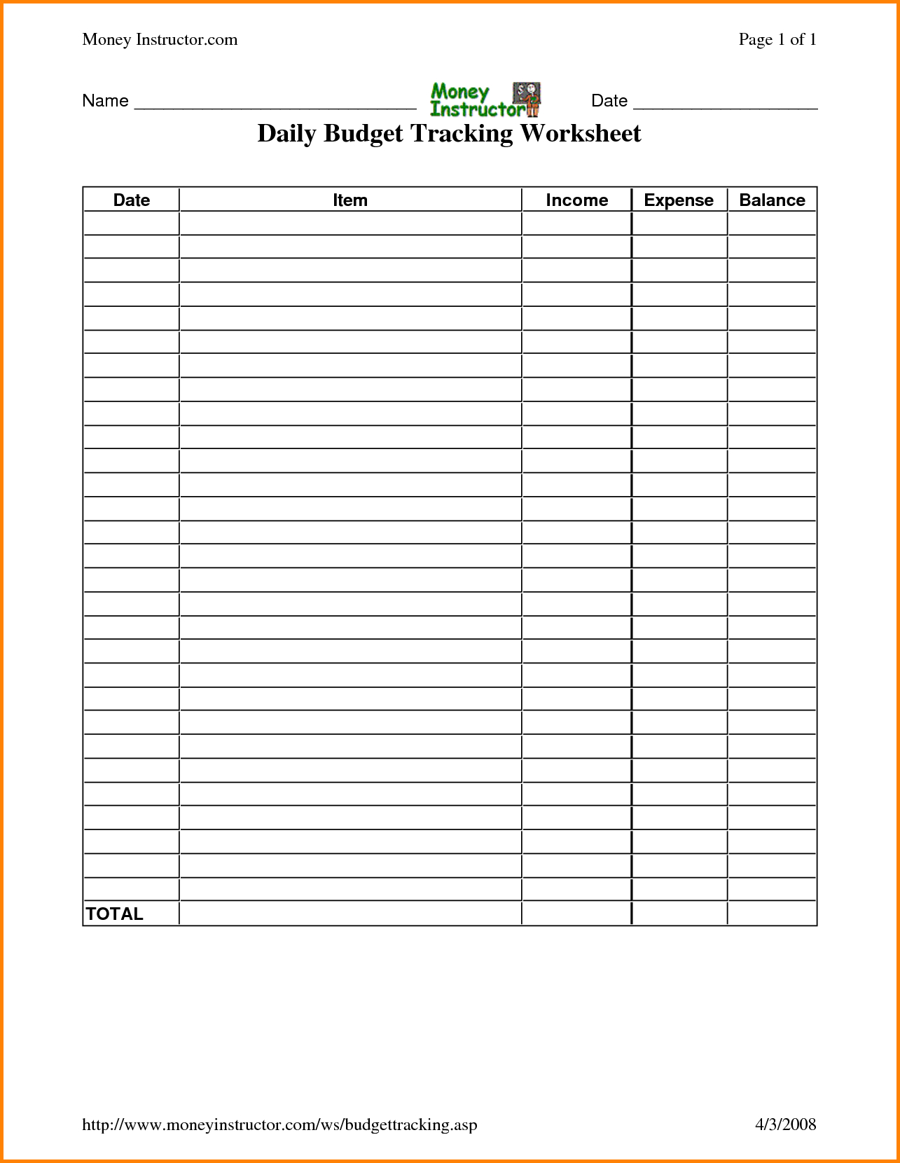 Free Template To Keep Track Of Expenses Best Excel