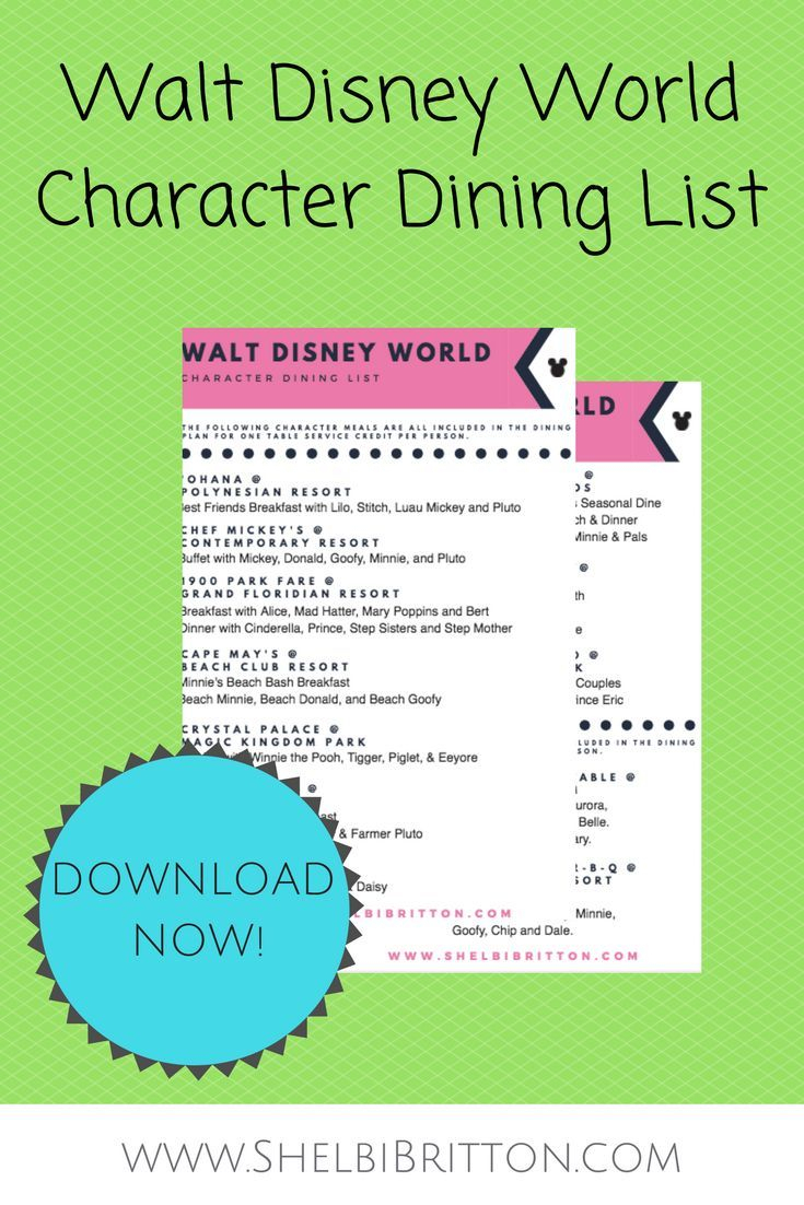 Free Walt Disney World Planning Printables! Grab This