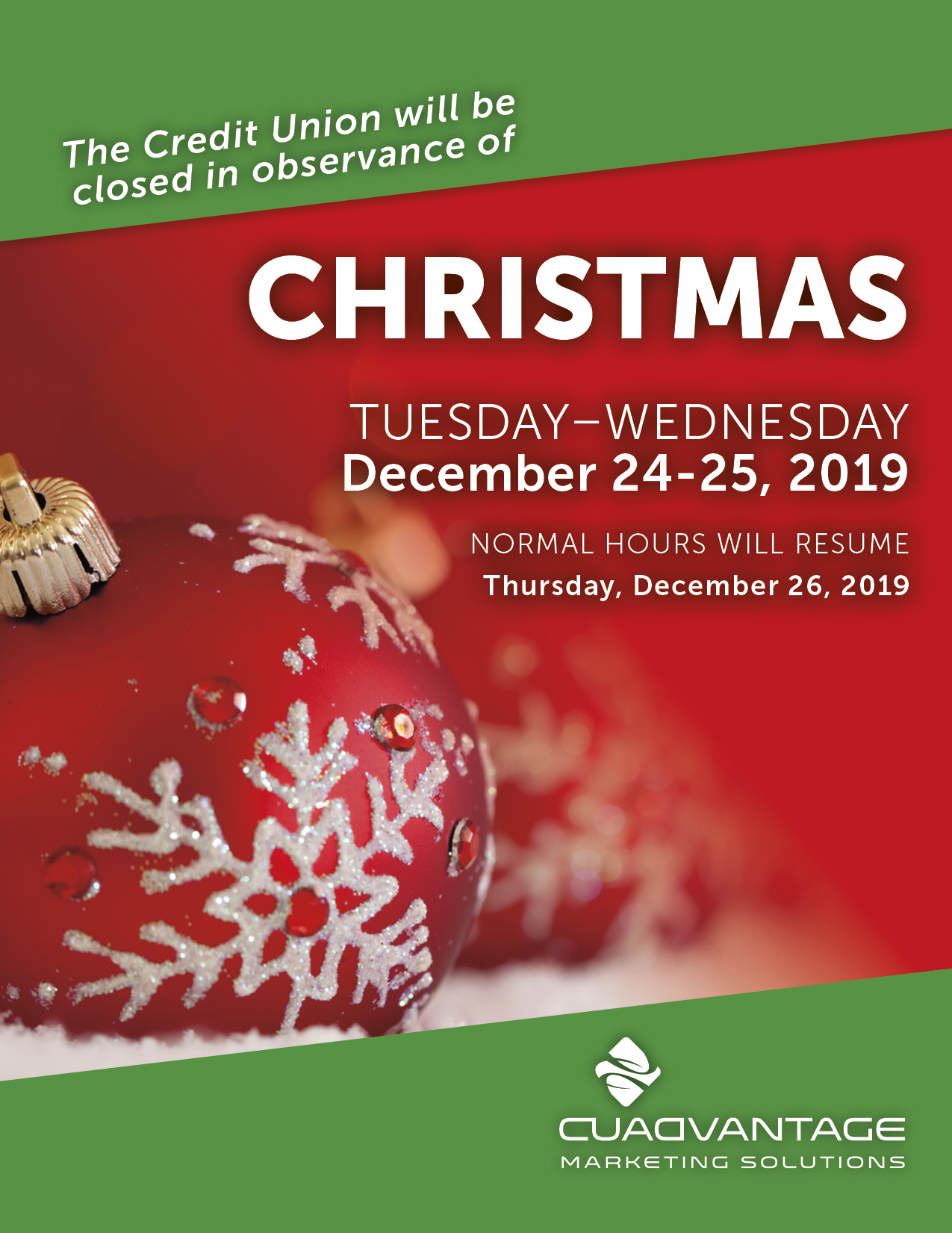 Holiday Closing Posters | Closing Signs | Saginaw, Mi