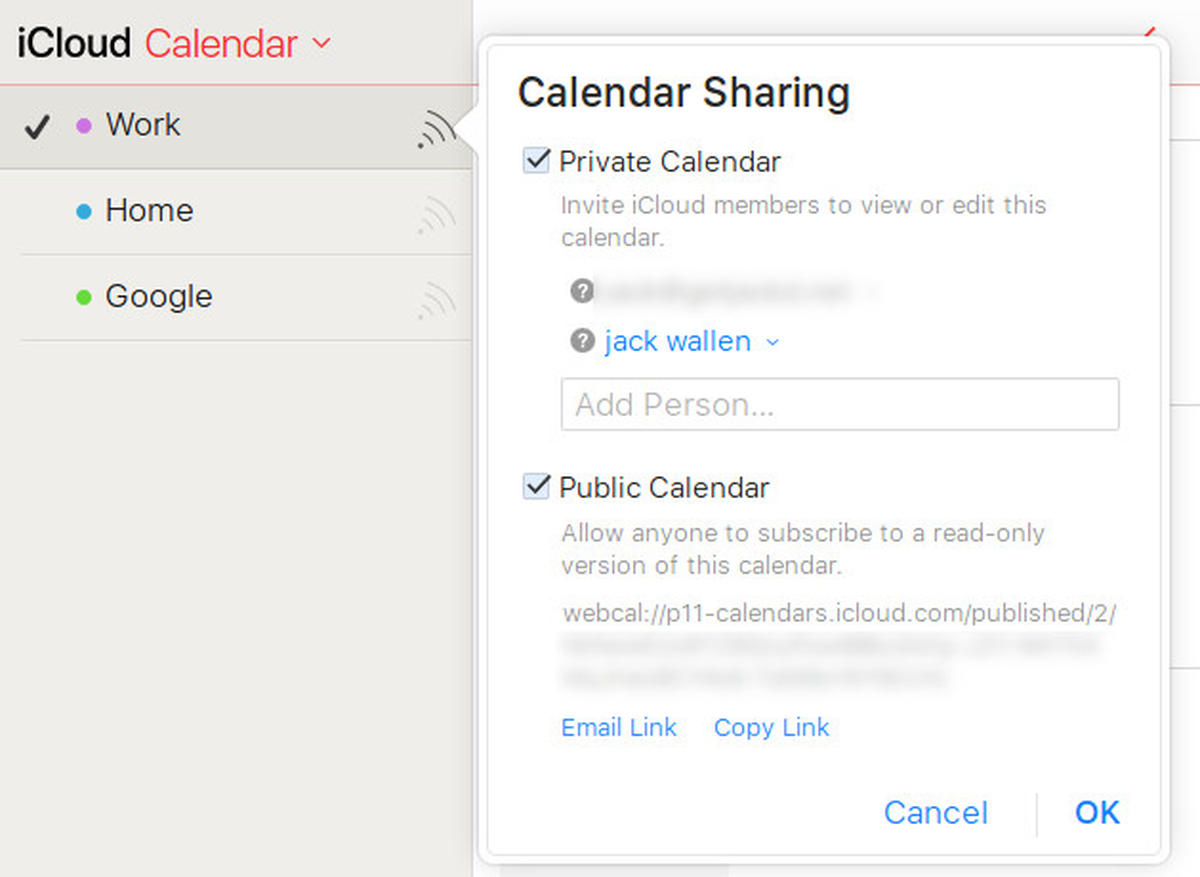 icloud calendar url for outlook