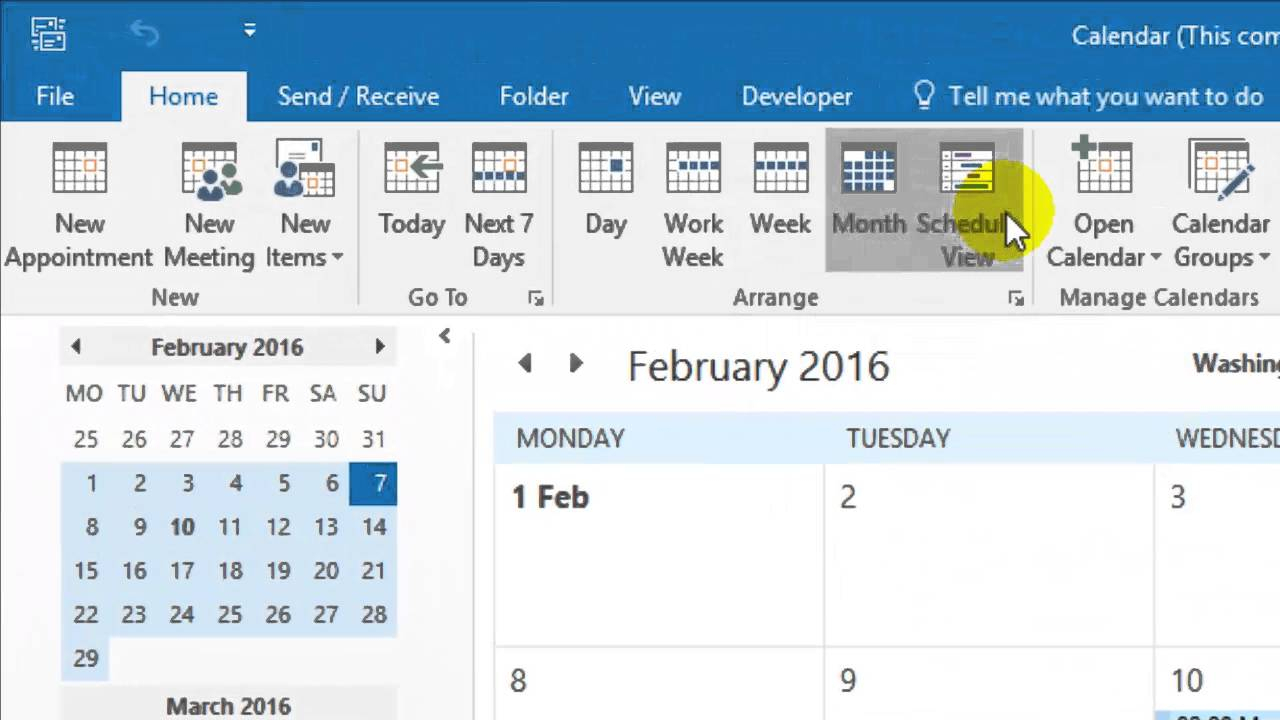 how to sync office 365 with outlook 2016