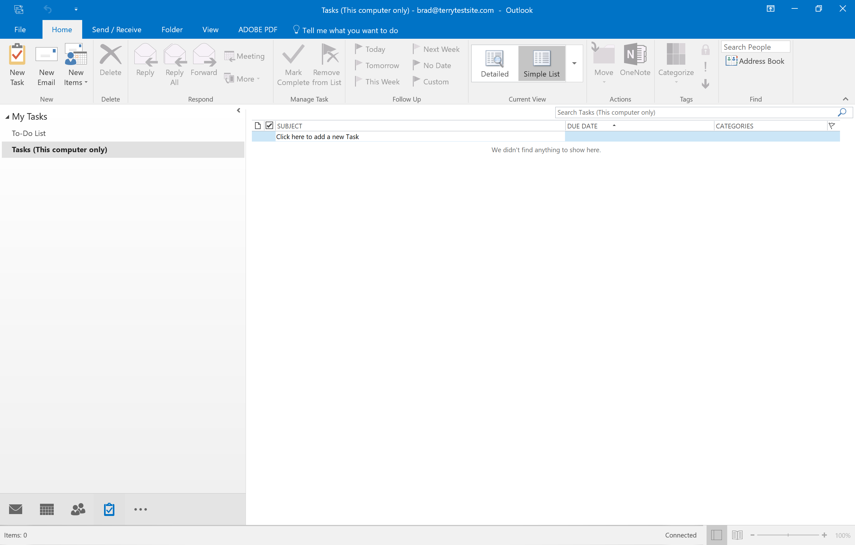 How To View Tasks And To-Do Lists In Outlook 2016 - Hostpapa