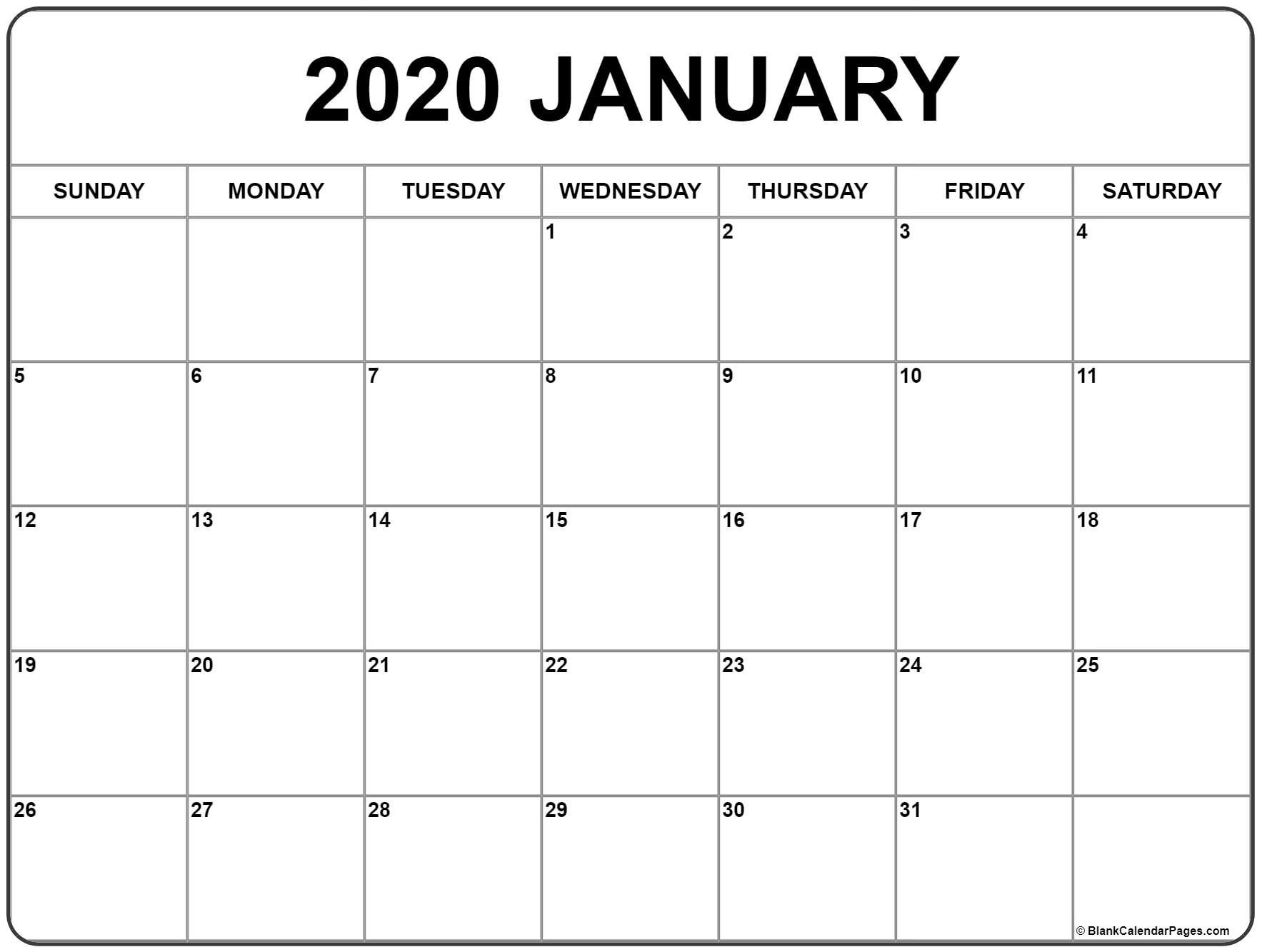 Printable Blank 2020 Calendar For June July And August