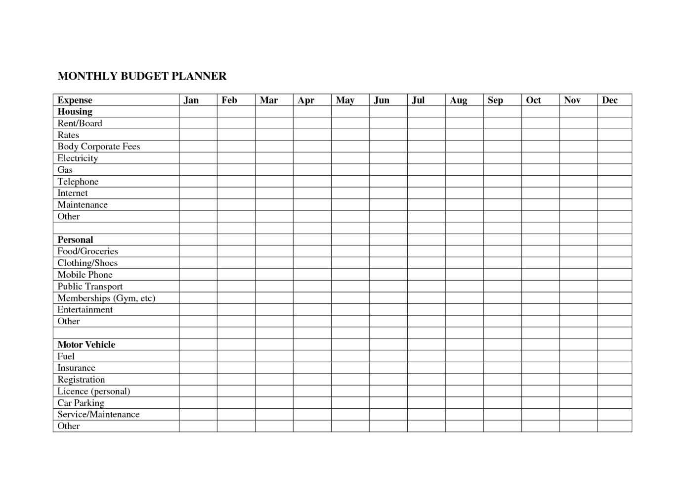 Keeping Track Of Bills Spreadsheet How To Make A Spreadsheet