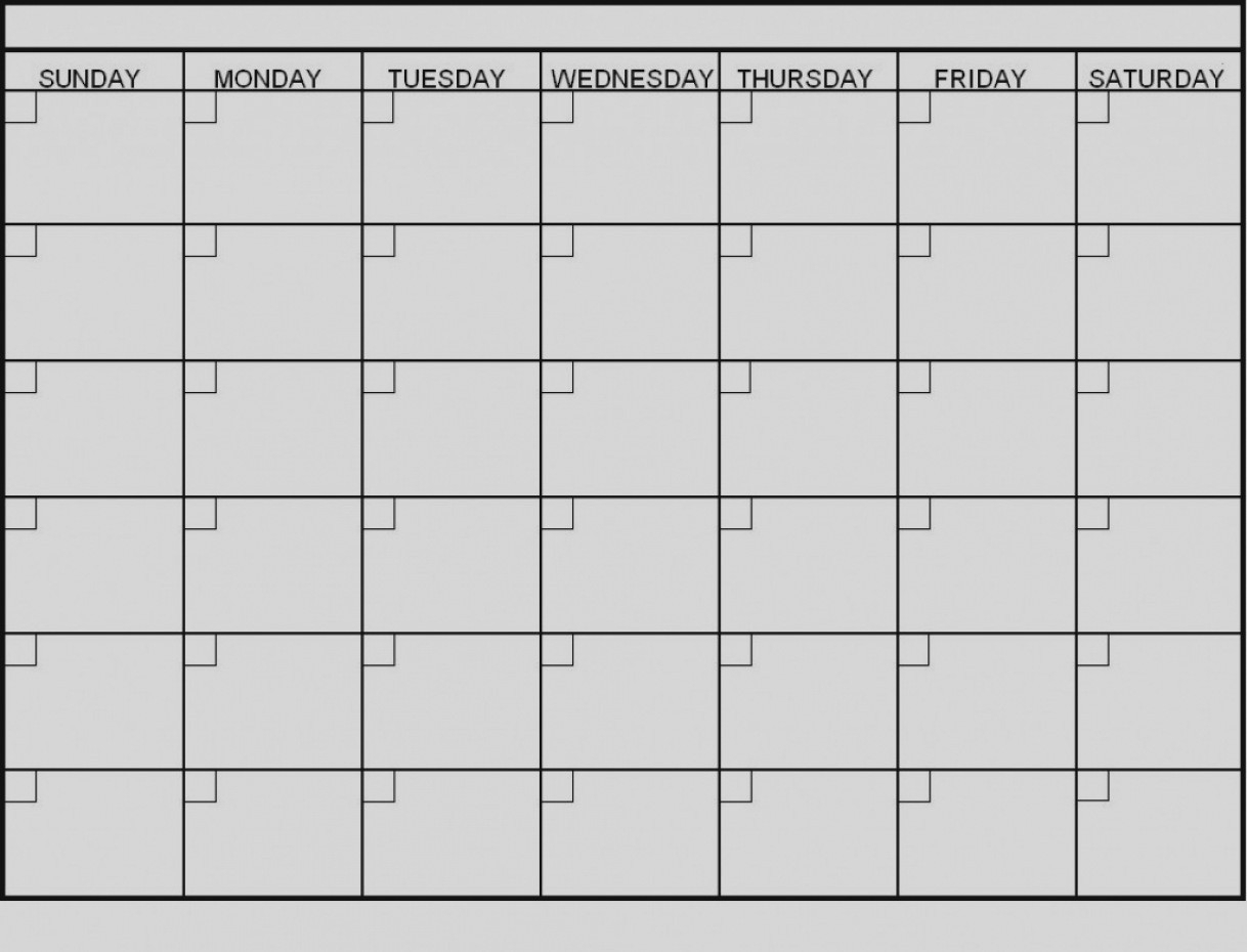 Latest Blank 6 Week Calendar Template Printable 2 Planner