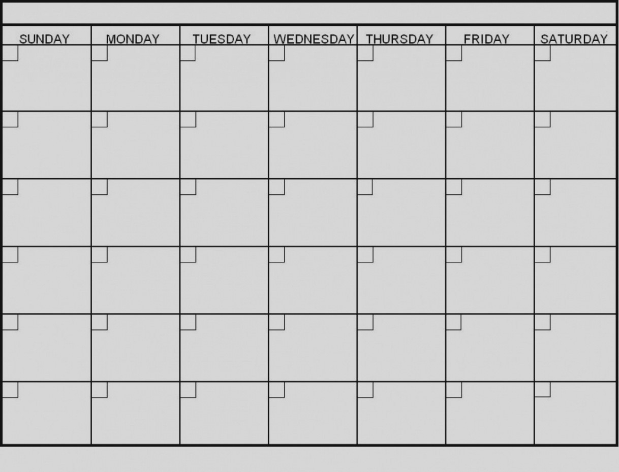 6 week work schedule template