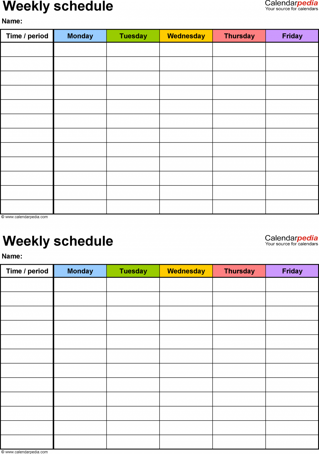 Monthly Plan Excel Template Sign Up Sheet Pdf Schedule