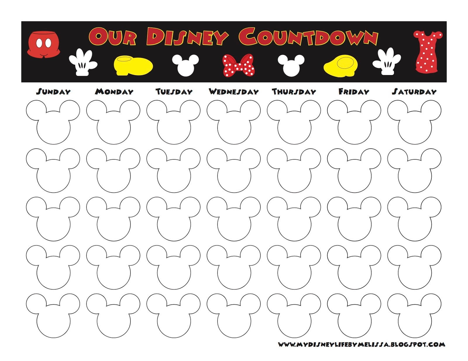 My Disney Life: Countdown Calendars
