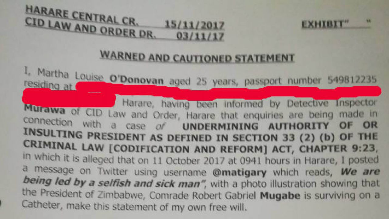 New Twist. O&#039;donovan Accused Of Having Access To @matigary