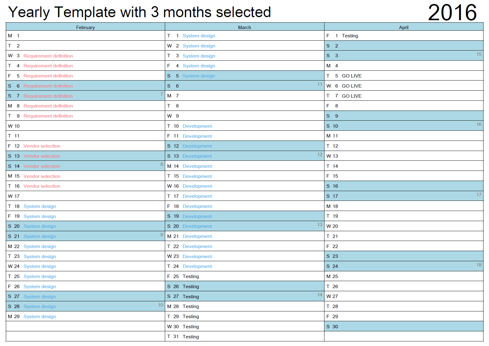 Print 6 Months Of Outlook Calendar | Example Calendar Printable