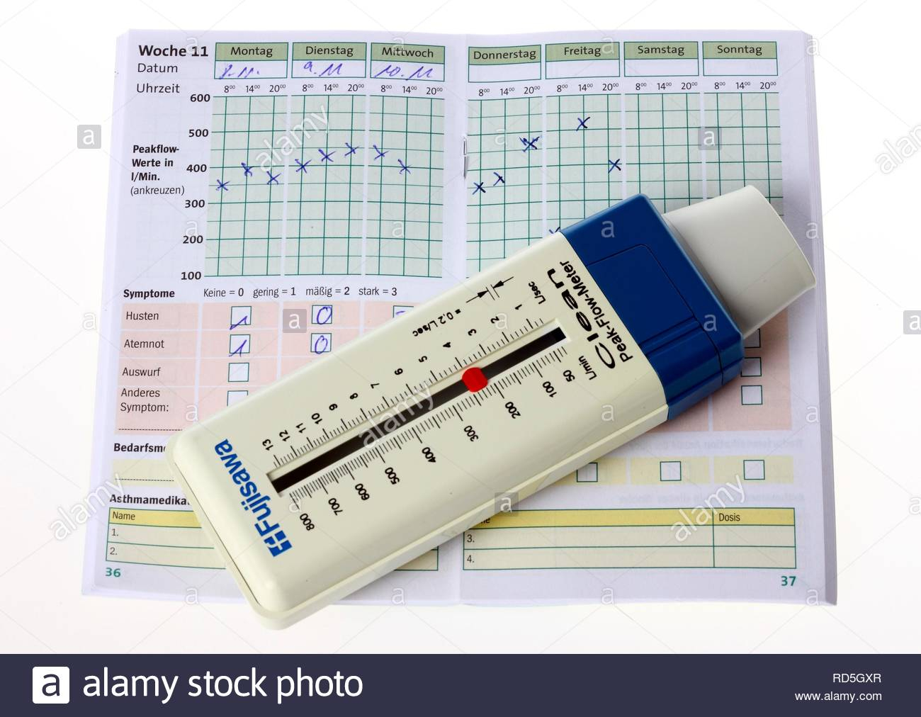 Peak Flow Meter Stock Photos &amp; Peak Flow Meter Stock Images