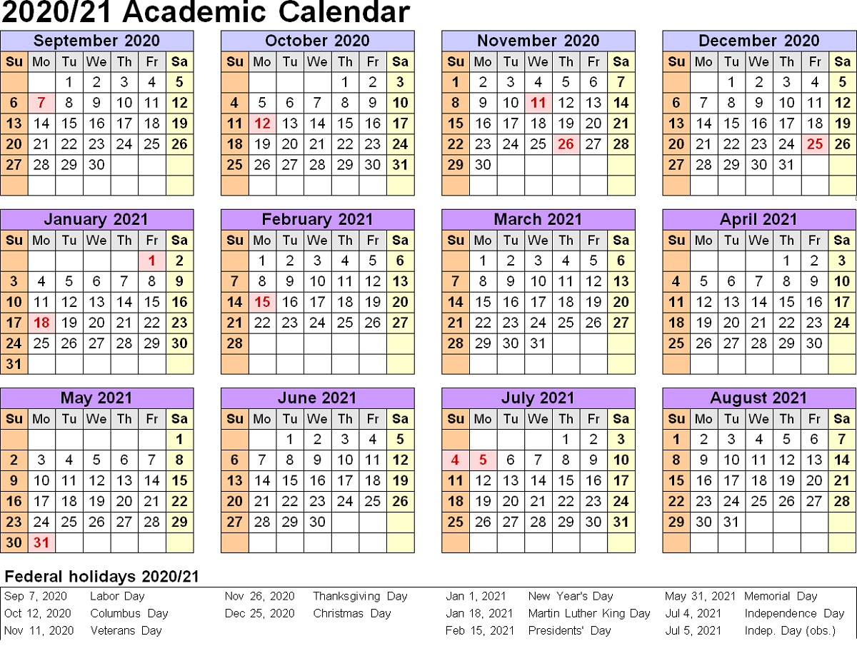 Presidents Day 2020 Calendar