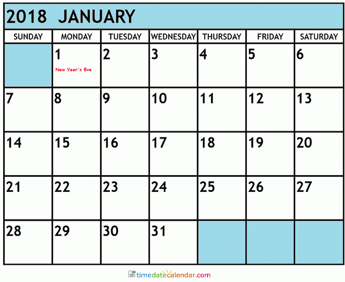 Printable Calendar 2018 In The Philippines | Printable