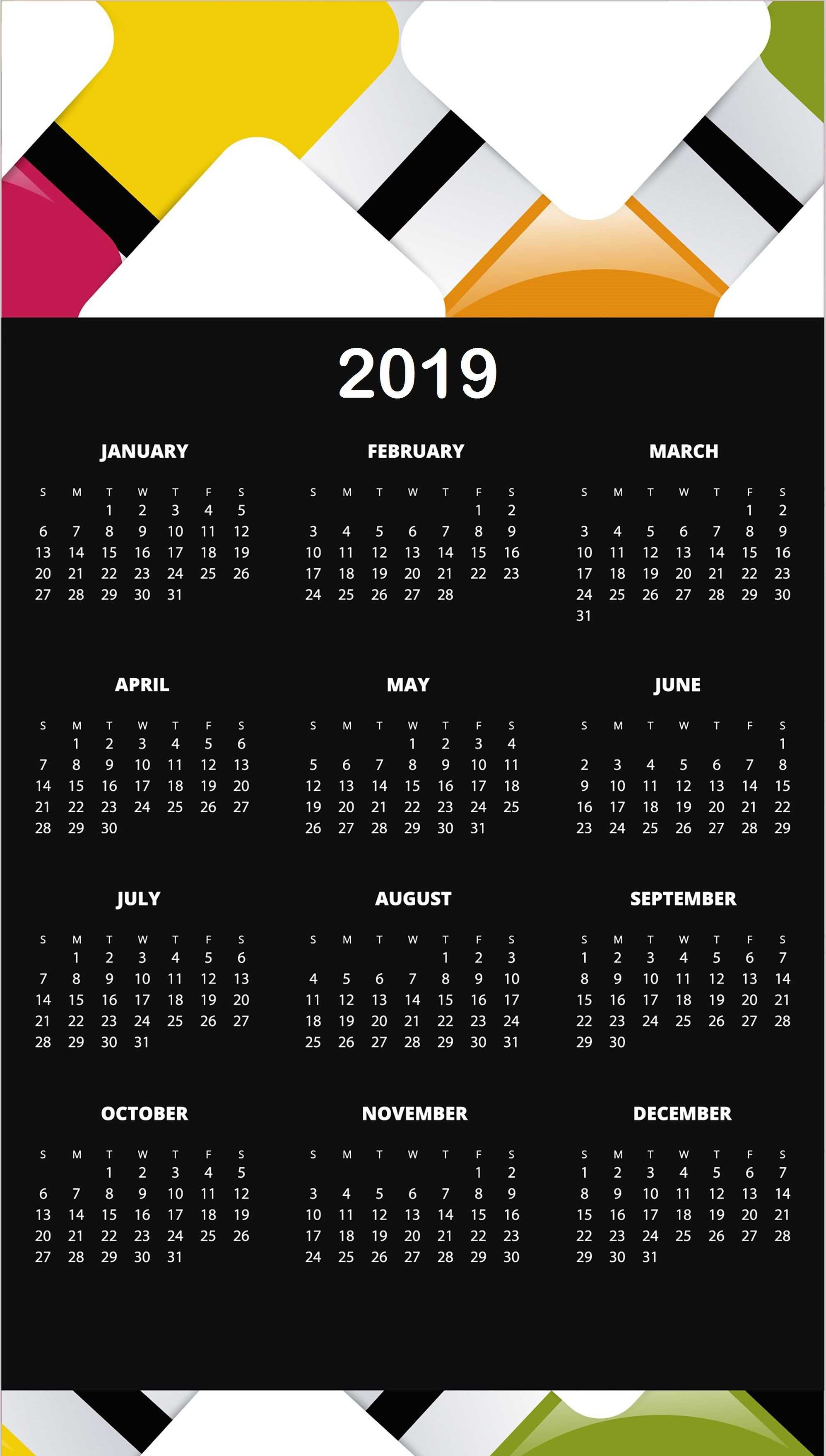 Printable Calendar April 2019 National Food Day | Calendar