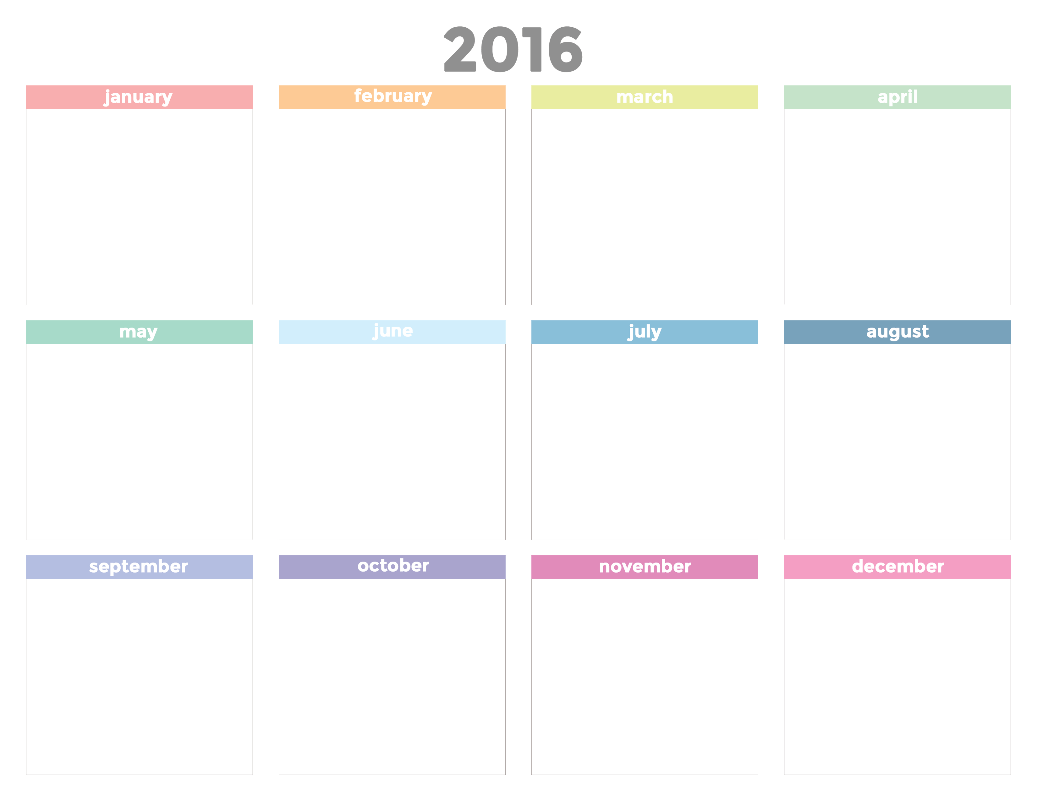 Printable Calendar Goals | Printable Calendar 2019