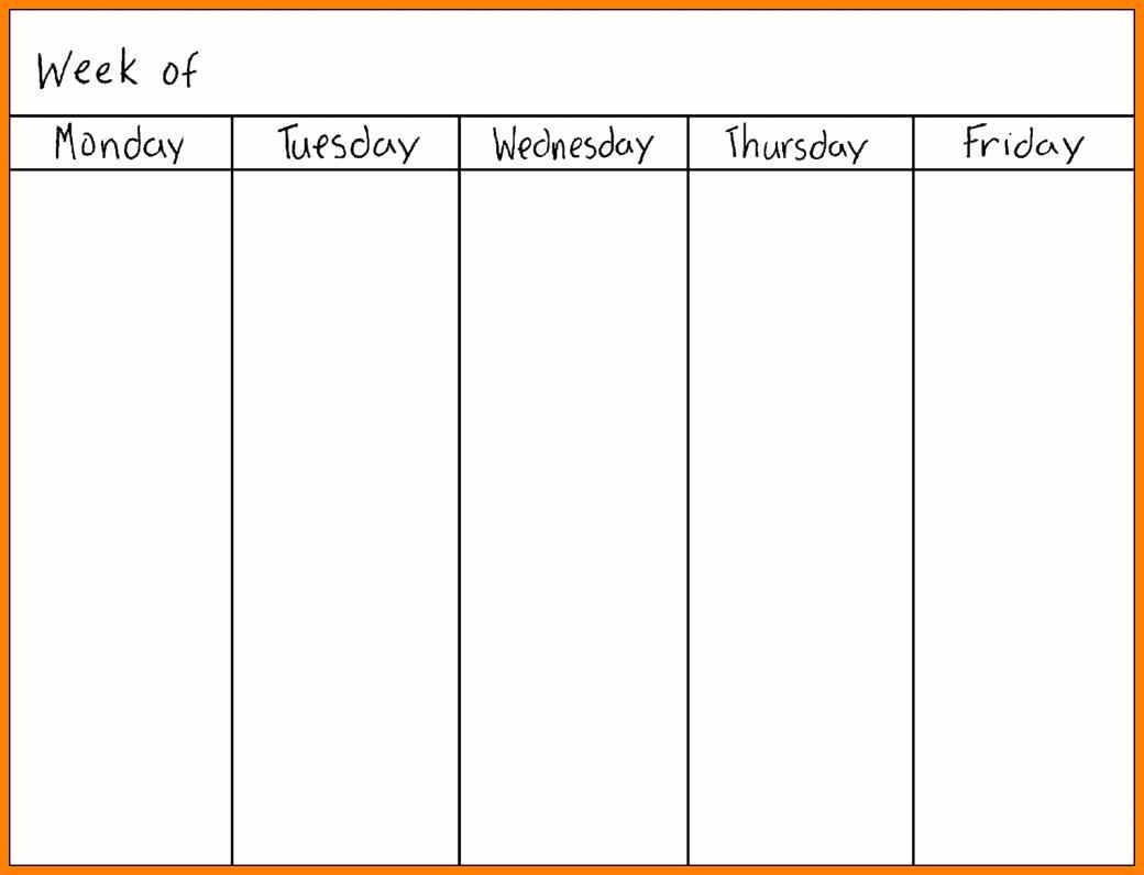 Printable Calendar Monday Through Sunday | Printable
