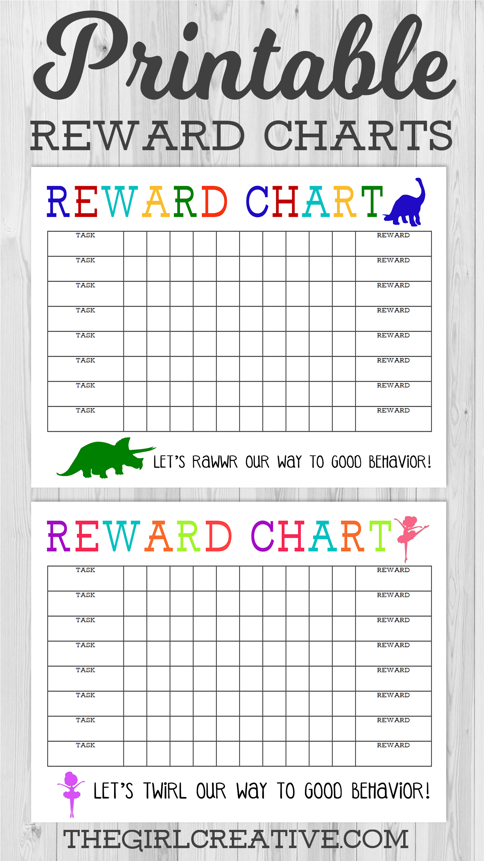 Printable Reward Charts For Kids | Room Surf