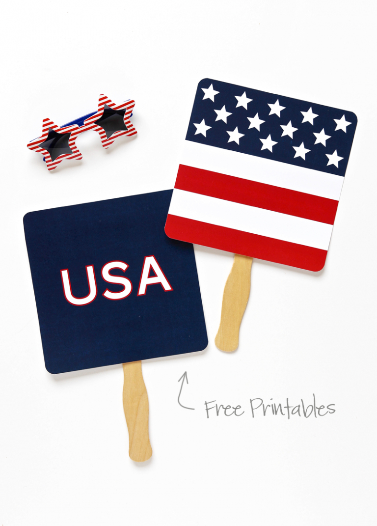 Printable Usa Banner For July 4Th - Free Pdf Download