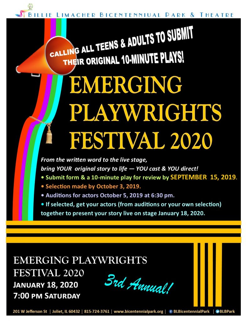 Seeking Plays For Playwright Fest 2020