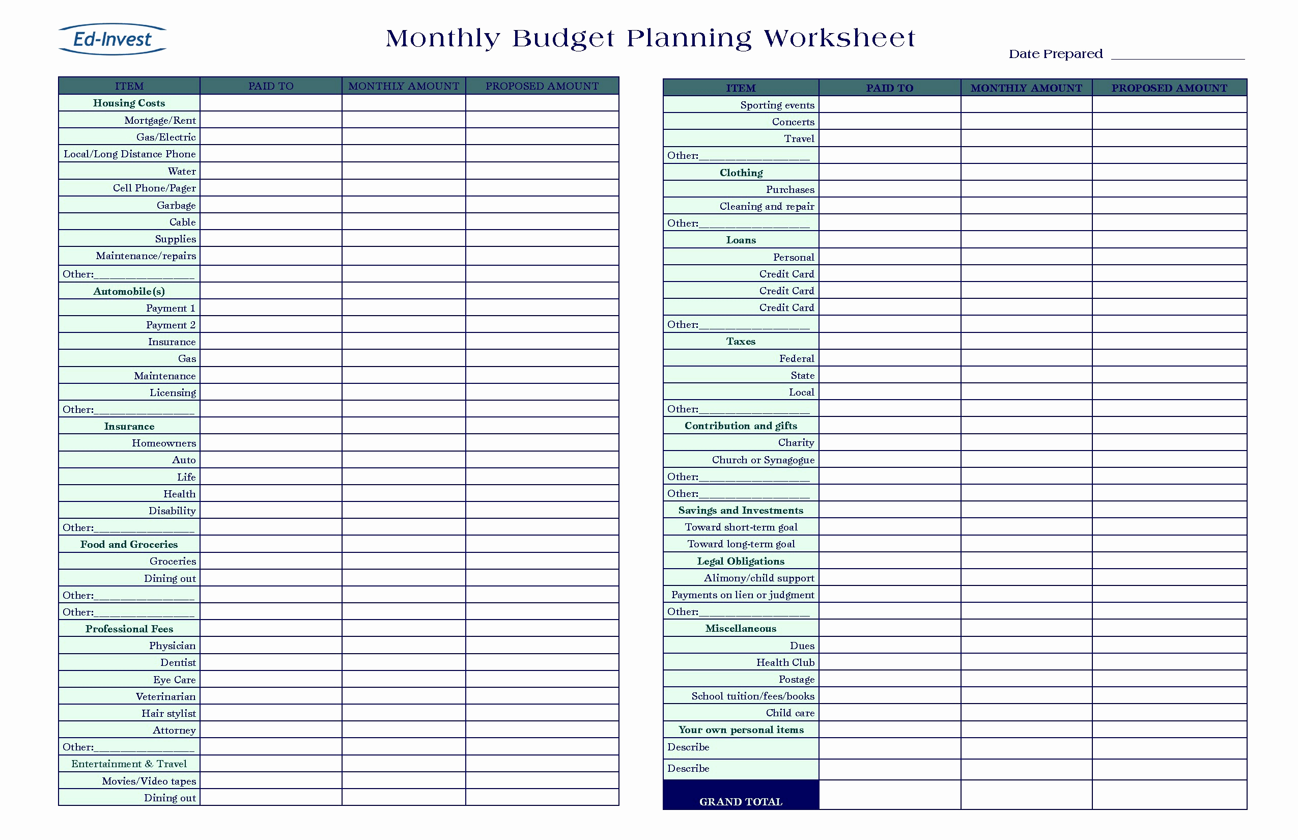 Spreadsheet To Track Expenses Template Monthly Bills And