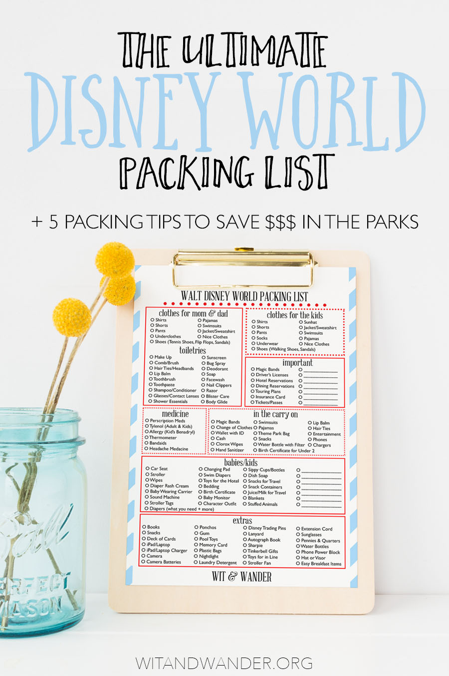 The Ultimate Disney World Packing List + Expert Packing Tips