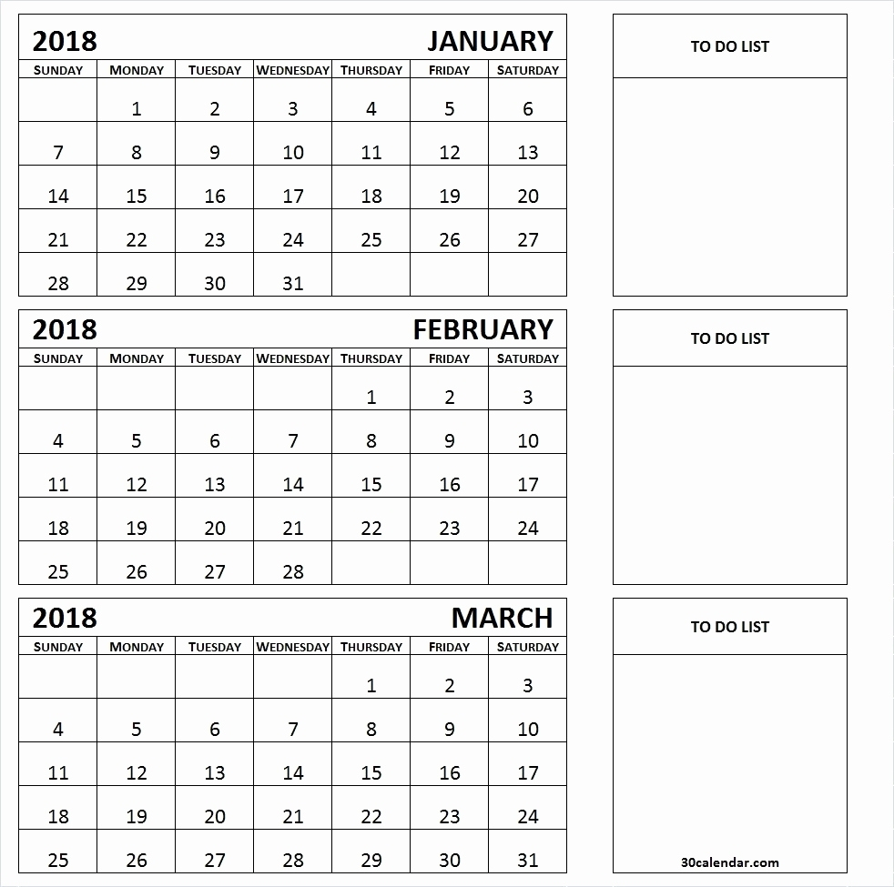 Three Month Calendar Printable 2019 3 Month Summer Calendar