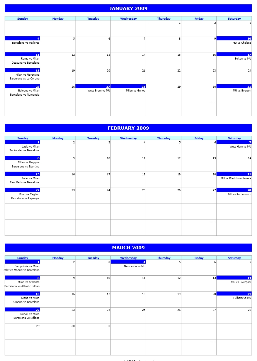 Printable Calender Month By Month Printable PDF 2013 Monthly Calendar