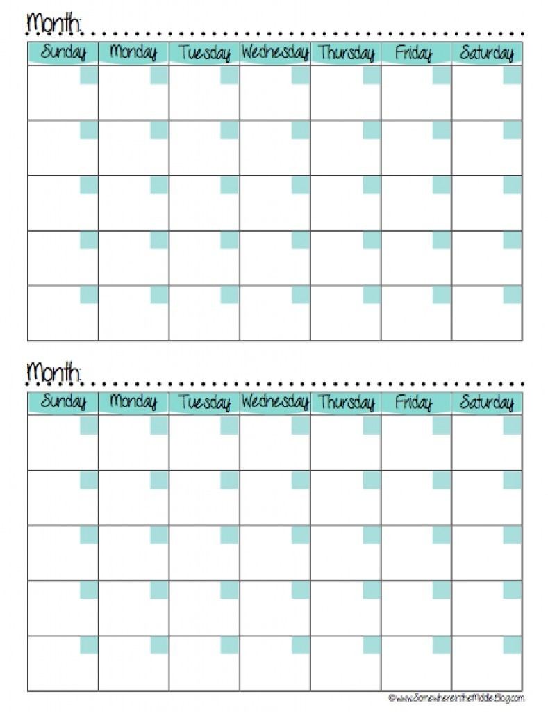 printable-2-month-calendar