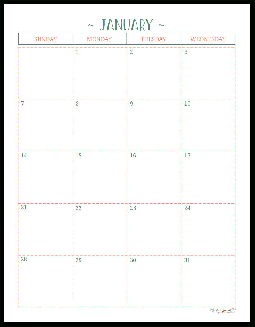 free printable 2 page calendar blank example calendar