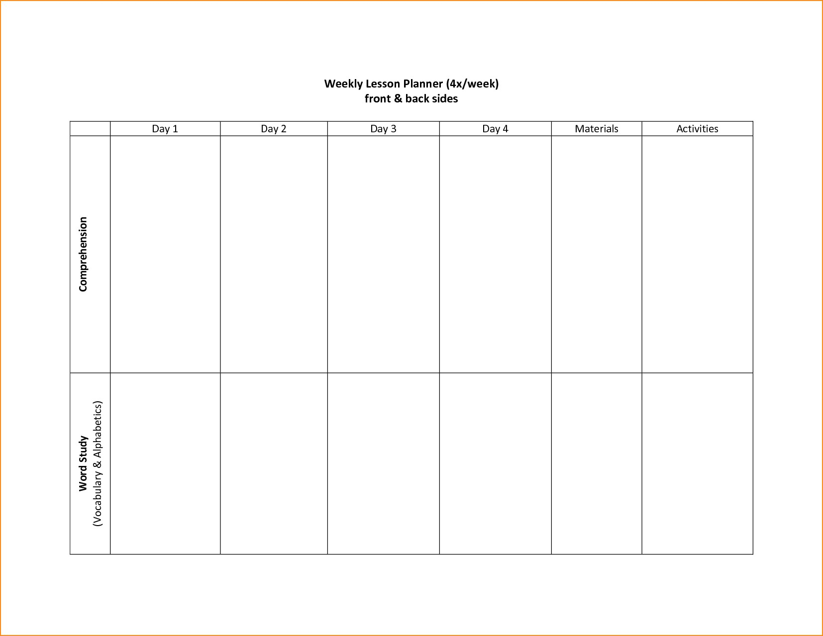 Two Week Lendar Printable Schedule Template Word Pdf | Smorad