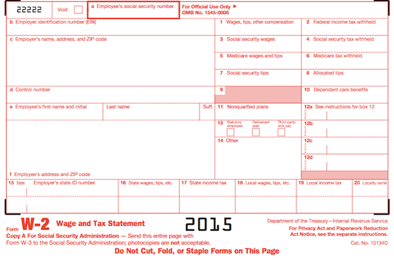 Understanding Your Forms: W-2, Wage &amp; Tax Statement