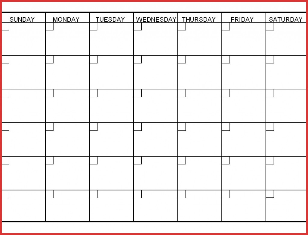 Unique 6 Week Printable Calendar | Job Latter