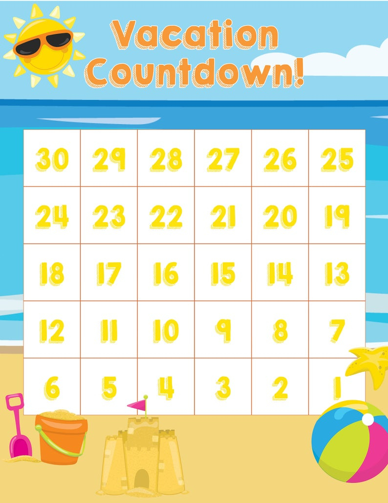 vacation countdown