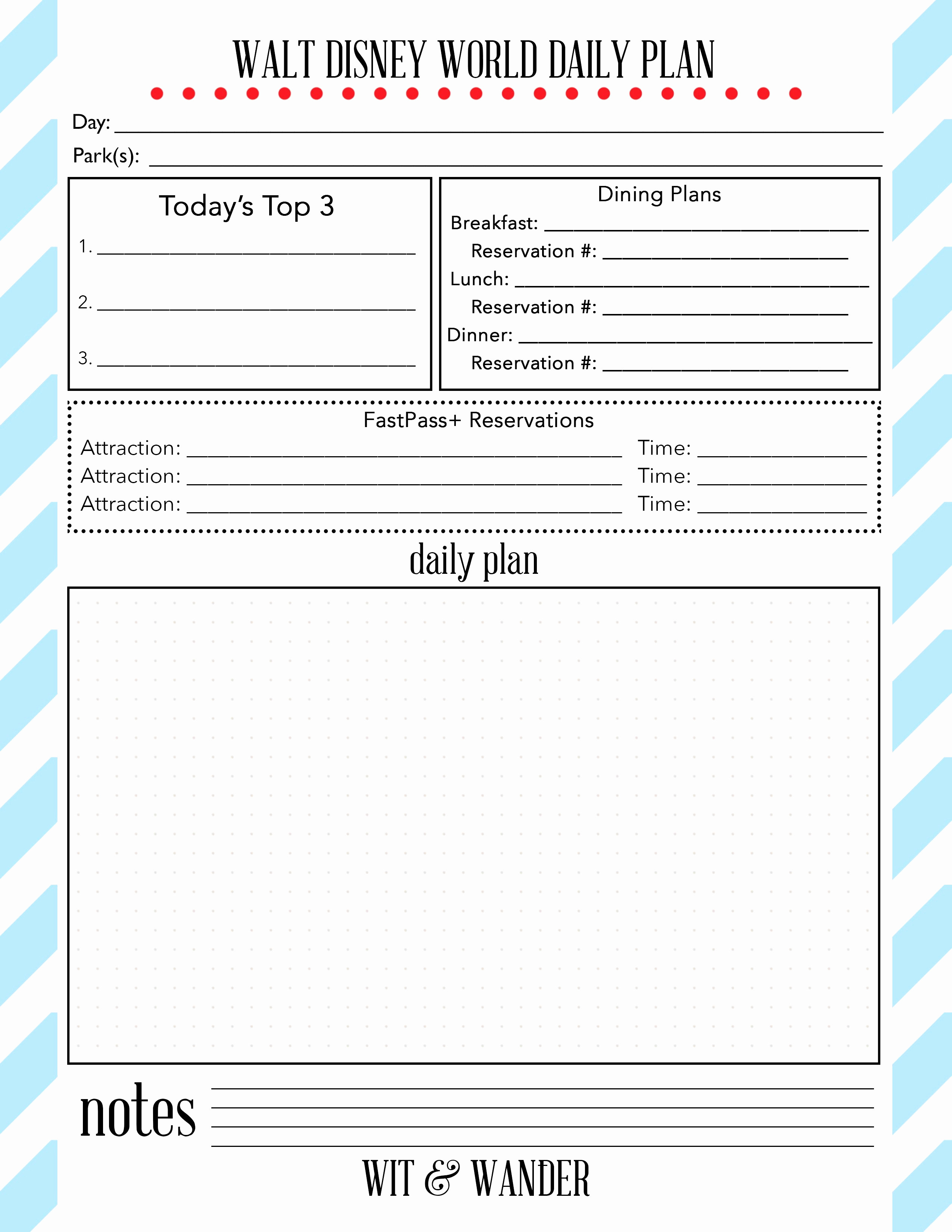 Walt Disney World Planning Spreadsheet | Islamopedia.se