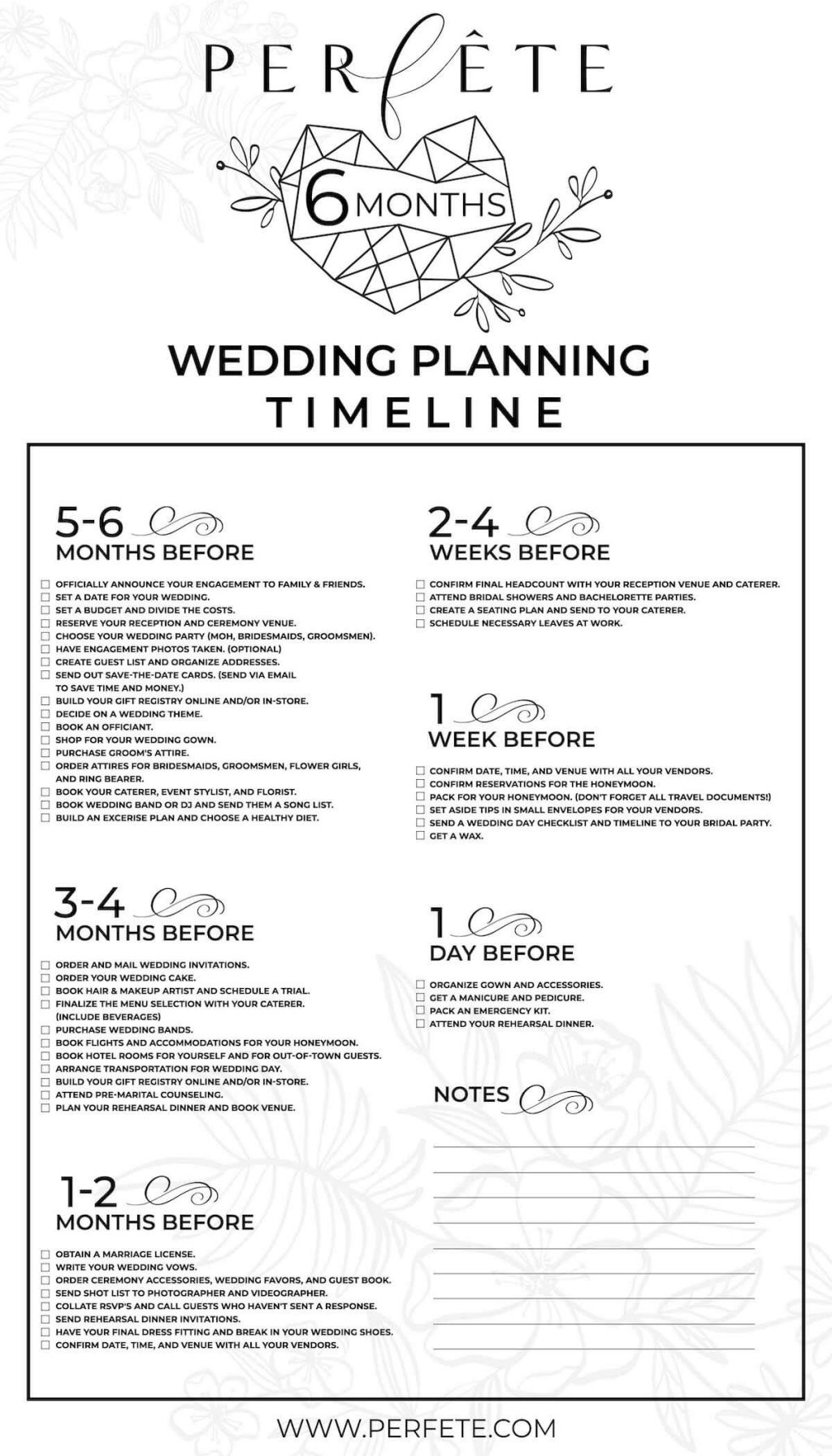 Wedding Planning Checklist Portgambleweddings Printable Uk