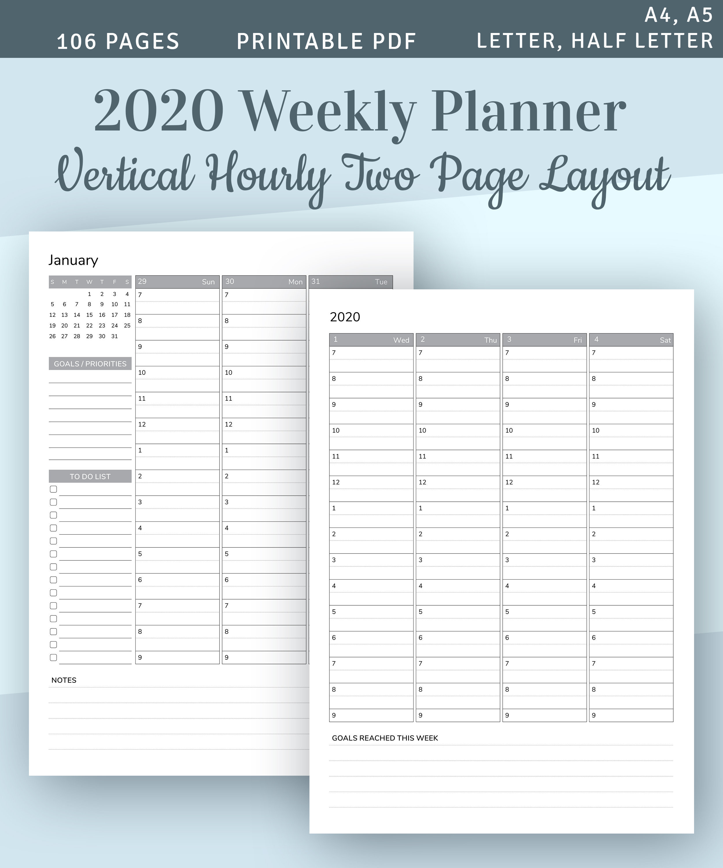 daily hourly calendar template 2020 printable example calendar printable