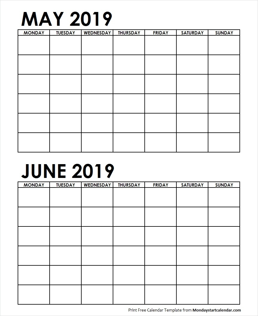 Well Done 2 Month May June 2019 Calender Printable