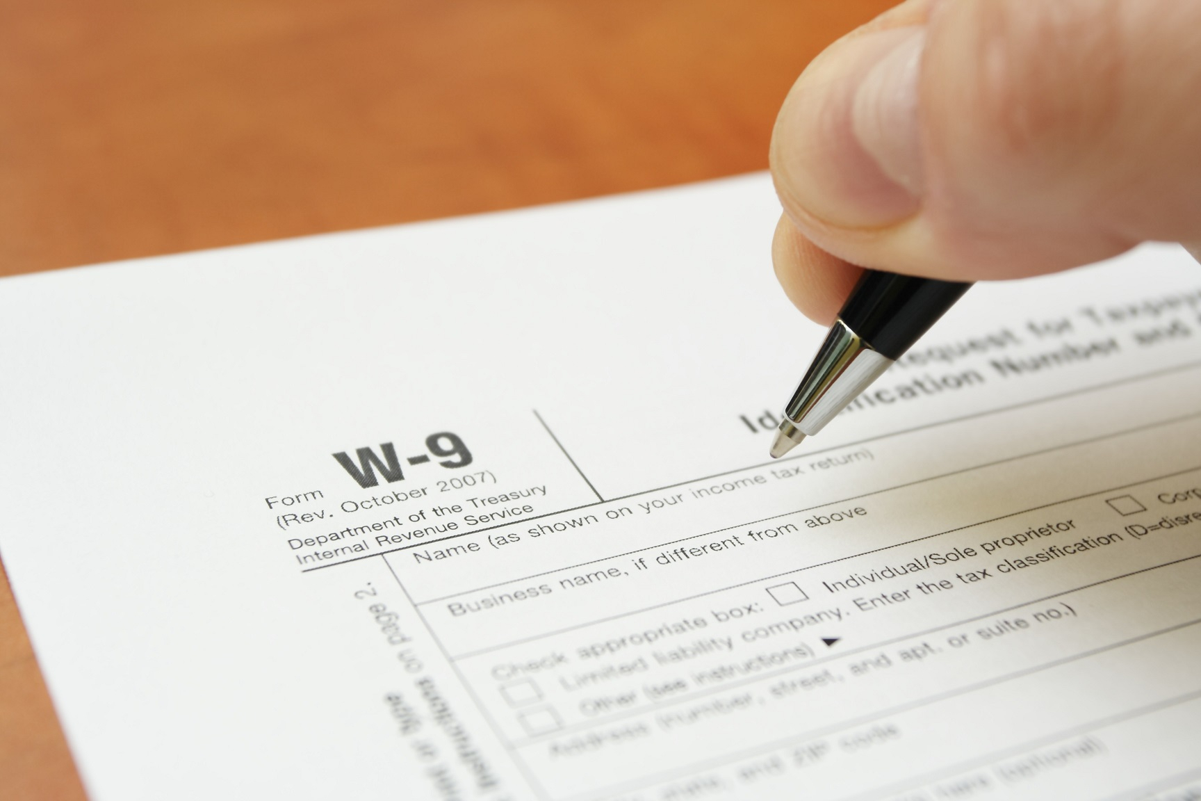 What Is A W-9 Tax Form? | H&amp;r Block
