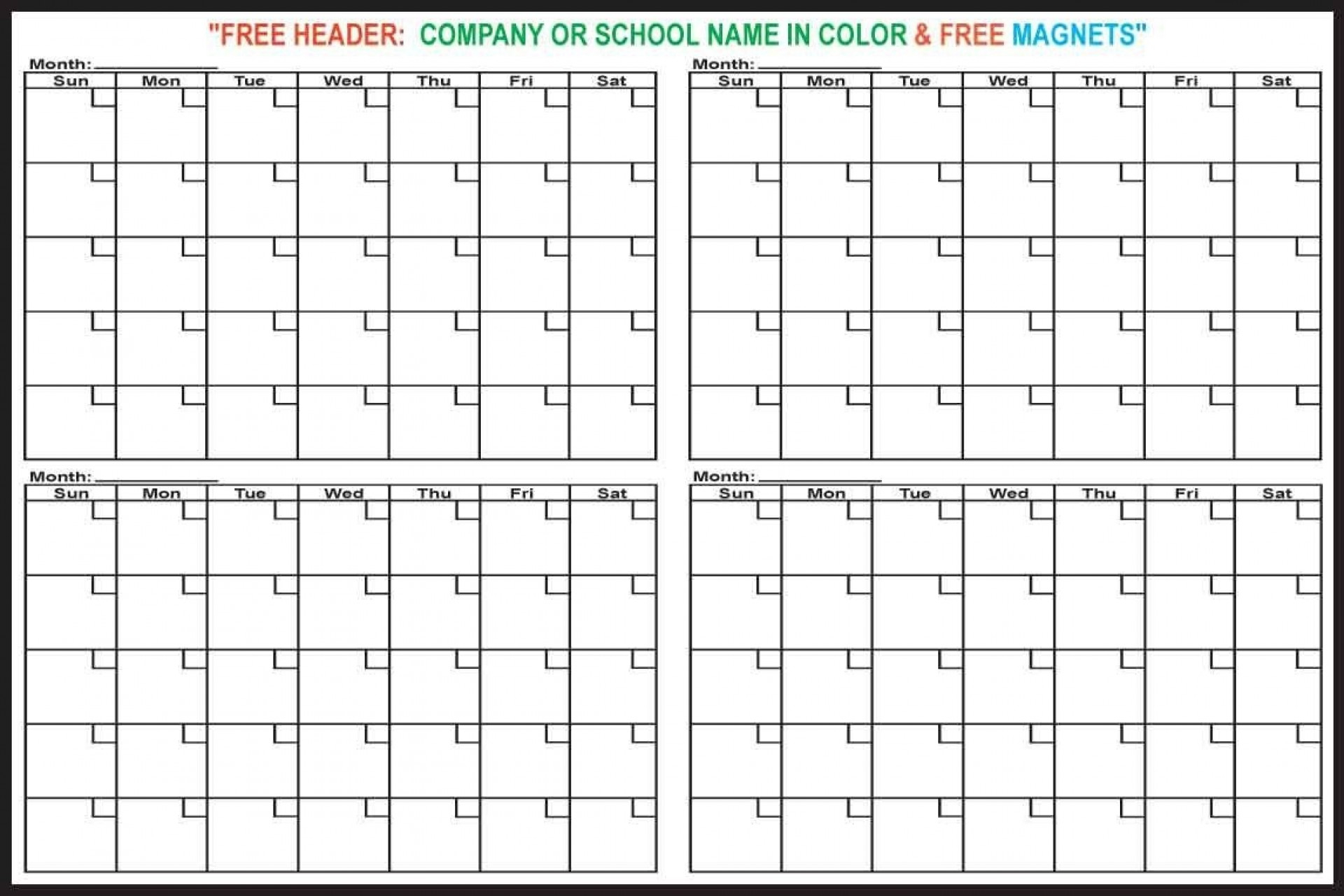 Wonderful Free Printable Calendar Microsoft Word Templates