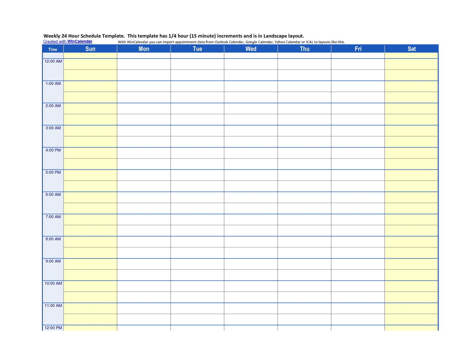 006 Example Of Schedule Template Hourly Ideas Excellent